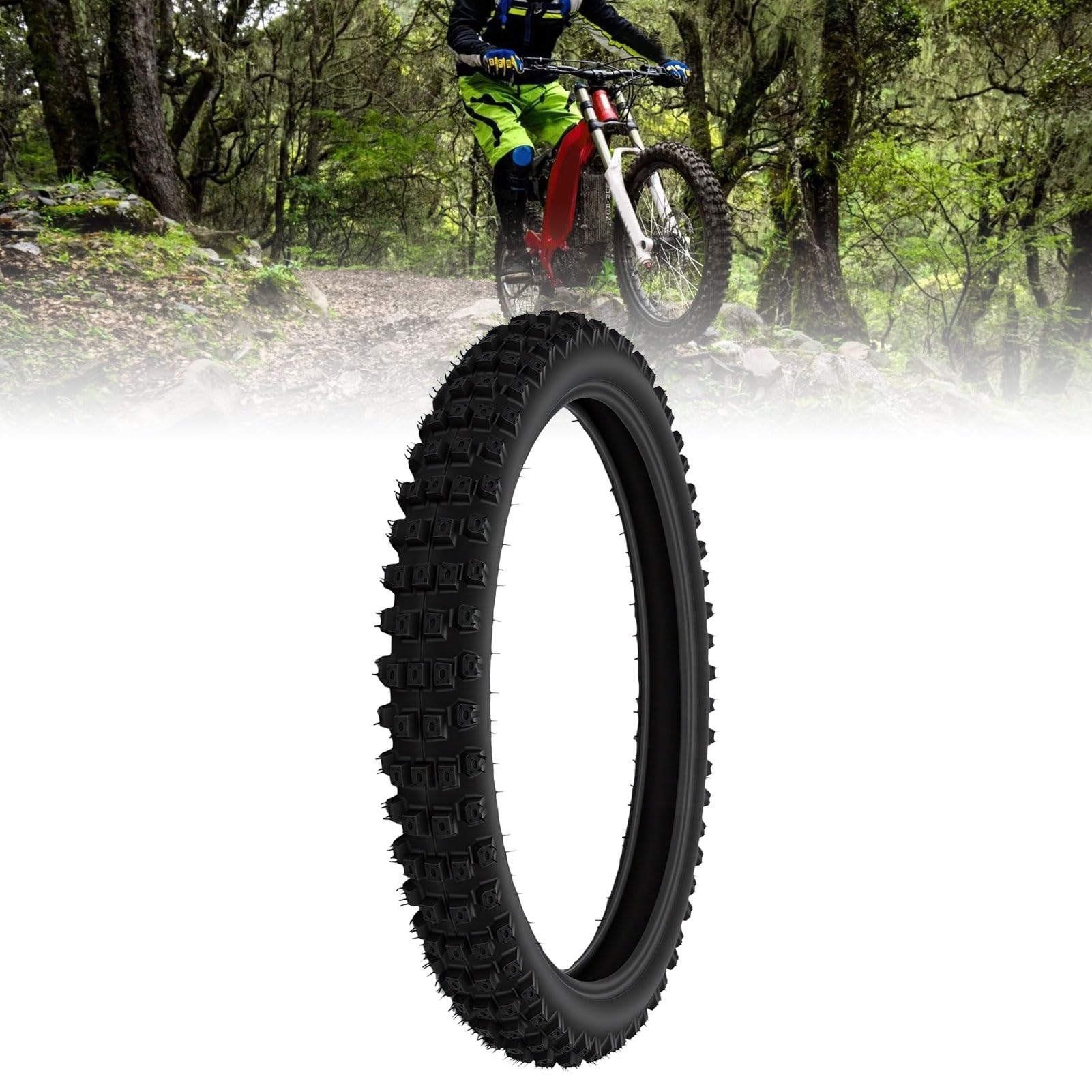 Luocute Pneumatico da Moto 70/100-19, Off-Road per Motociclette da
