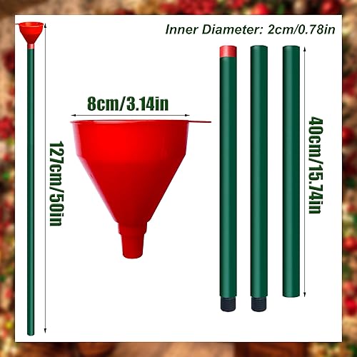 Miniatura 2 de Embudo de riego para árbol de Navidad, embudo de árbol más largo, dispositivo de riego de árbol de Navidad, sistema de riego de embudo largo,