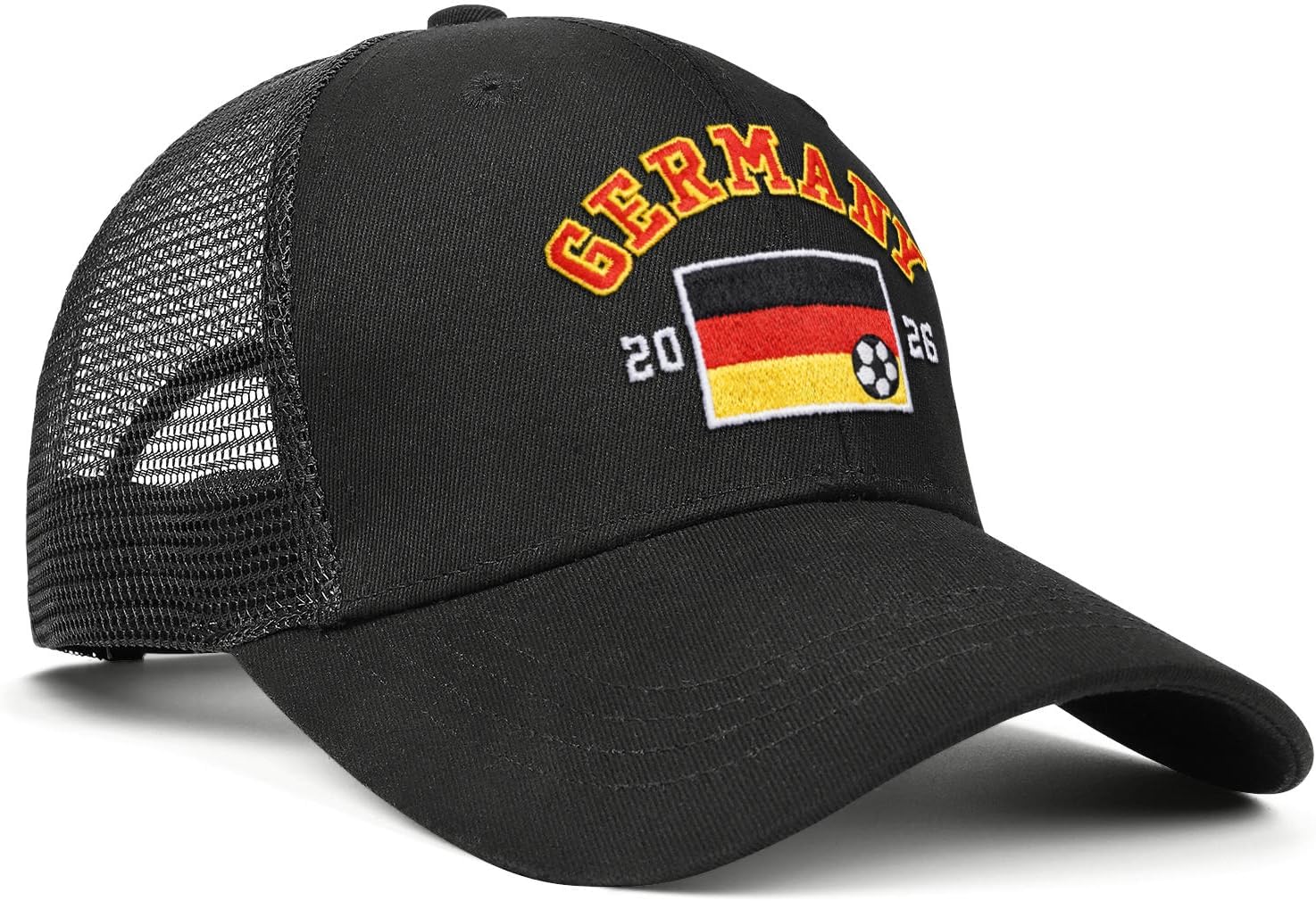 Adjustable State Flag Trucker Hat Mesh Baseball Cap with Embroidered Patch for Men Women image 3