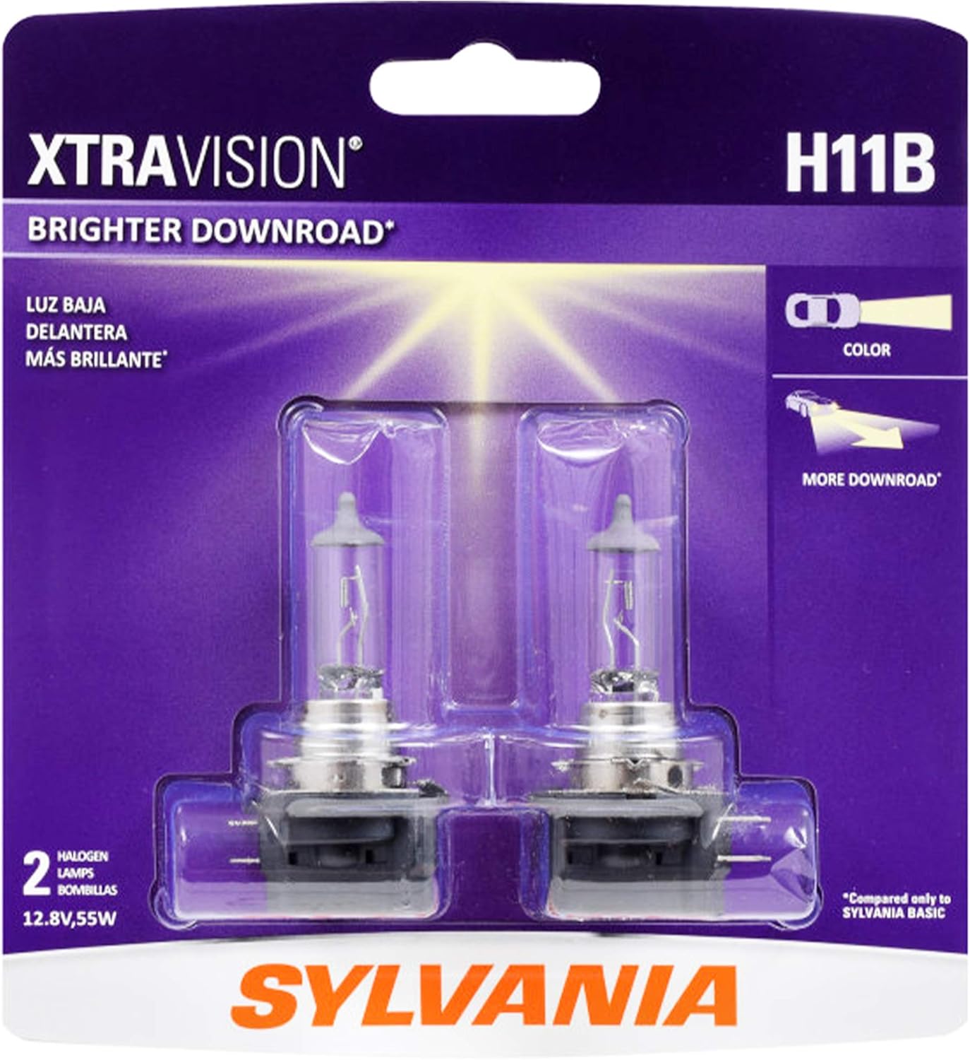 SYLVANIA H11B XtraVision High Performance Halogen