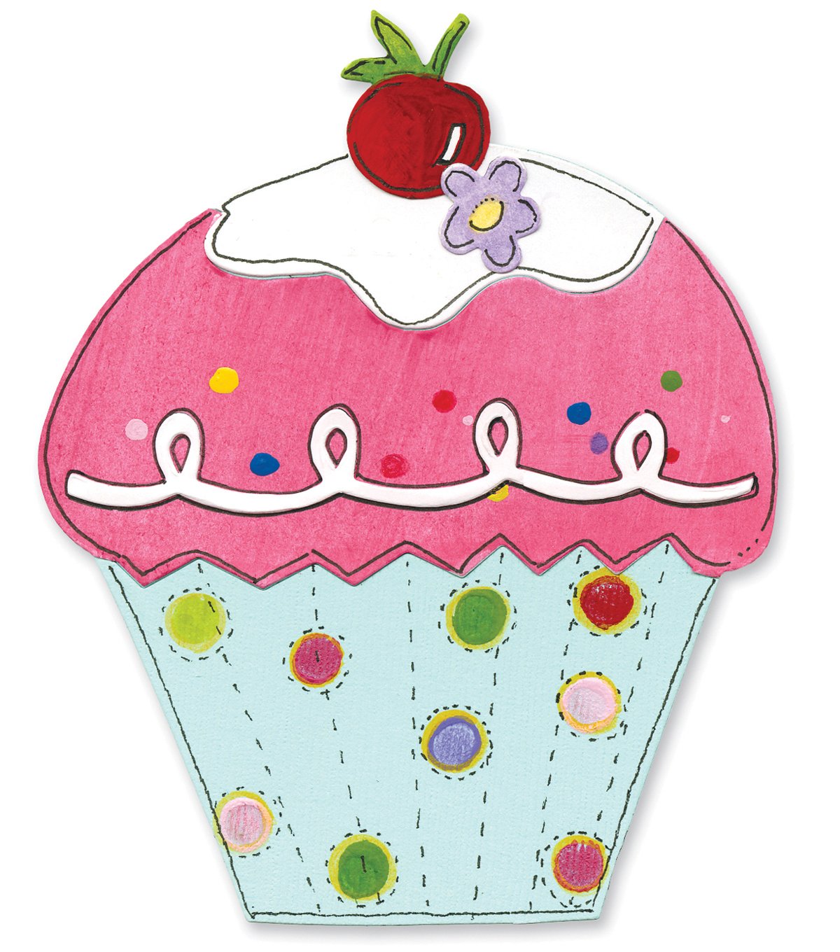 SizzixBigz BIGkick/Big Shot Die, Cupcake & Cherry