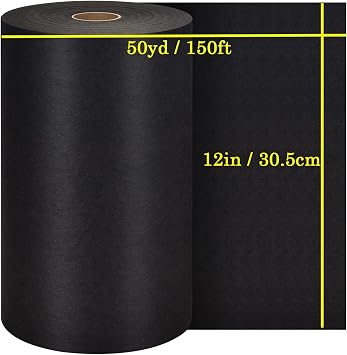 Seneme Black Cut Away Embroidery Stabilizer Backing (12 in x 50 yd/Roll)