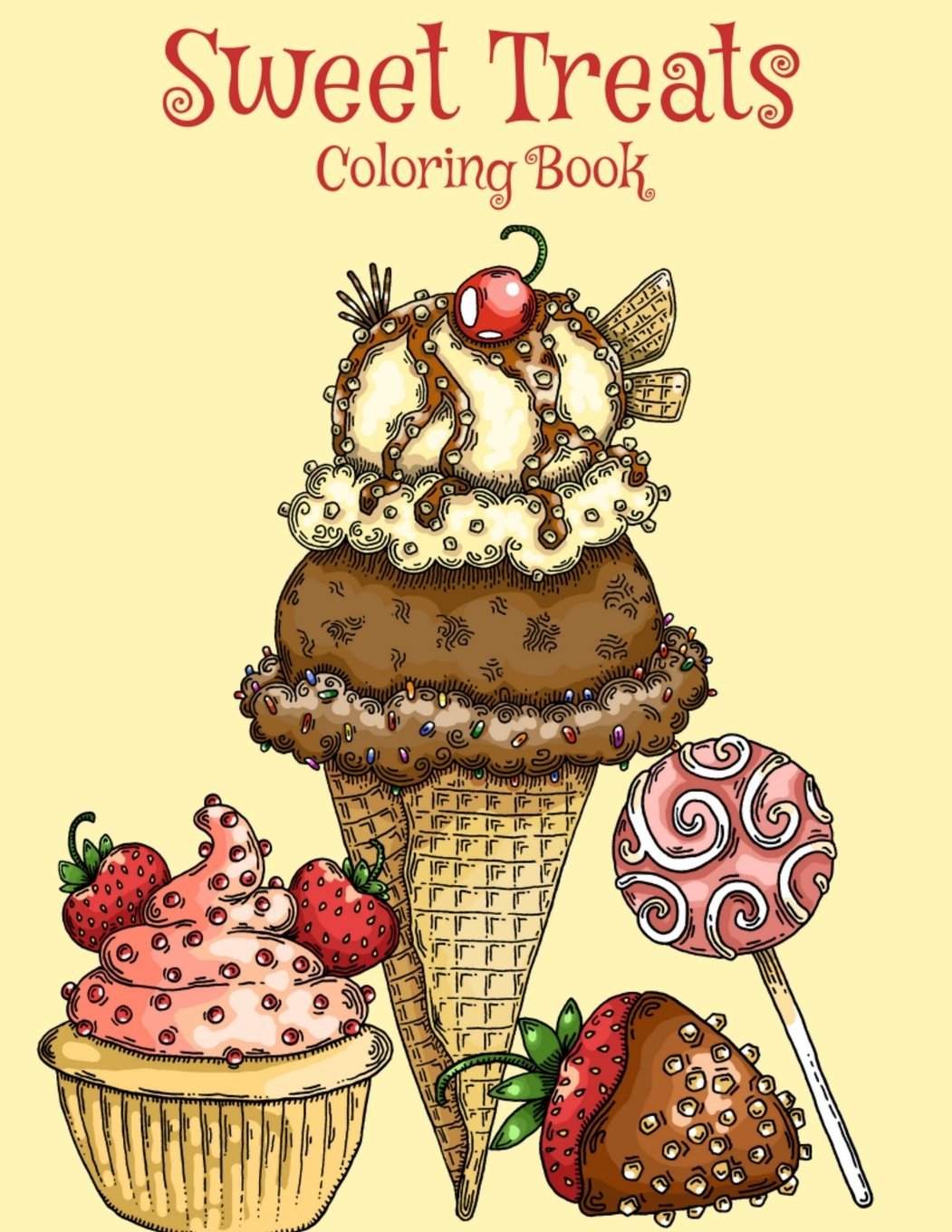 Sweet Treats: A Coloring Book