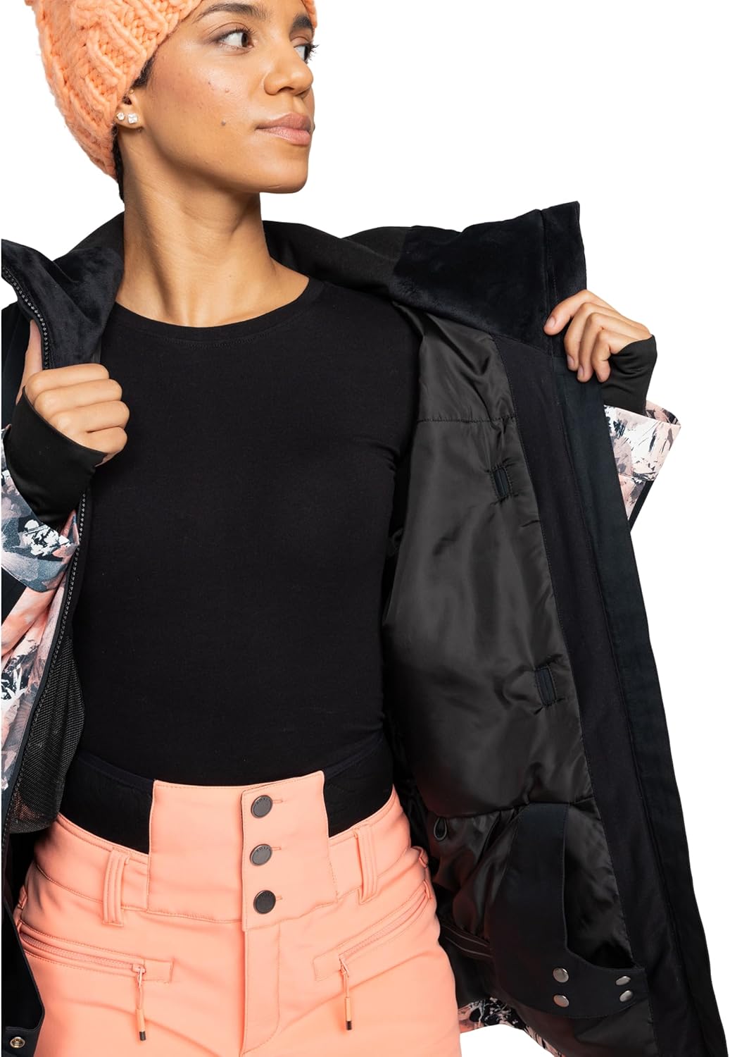 Roxy Women's Presence Parka Jacket – 15K Waterproof, Insulated Ski Jacket, PFAS-Free, Hydrosmart Technology