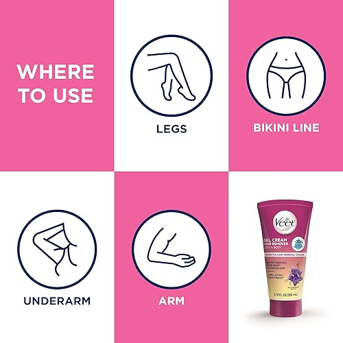 Miniatura 6 de Veet Botanic Inspirations - Crema de gel para piernas y cuerpo, 6.78 onzas (paquete de 2)