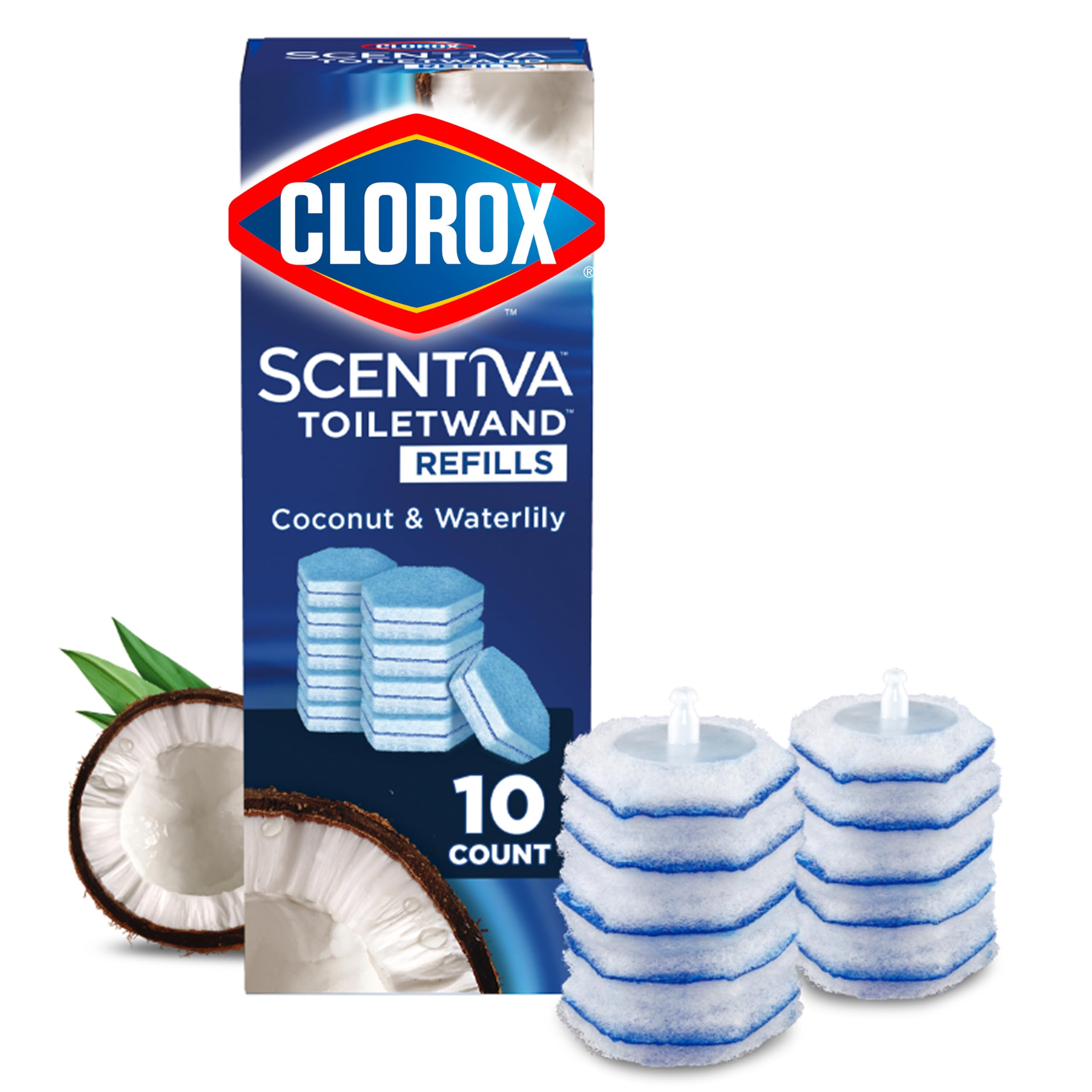 Amazon.com: CLOROX Scentiva ToiletWand Toilet Cleaner Refills