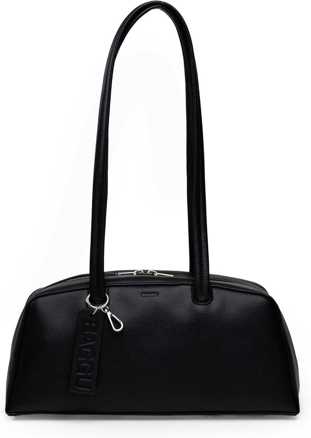 BAGGU Recycled Leather Bowler Bag
