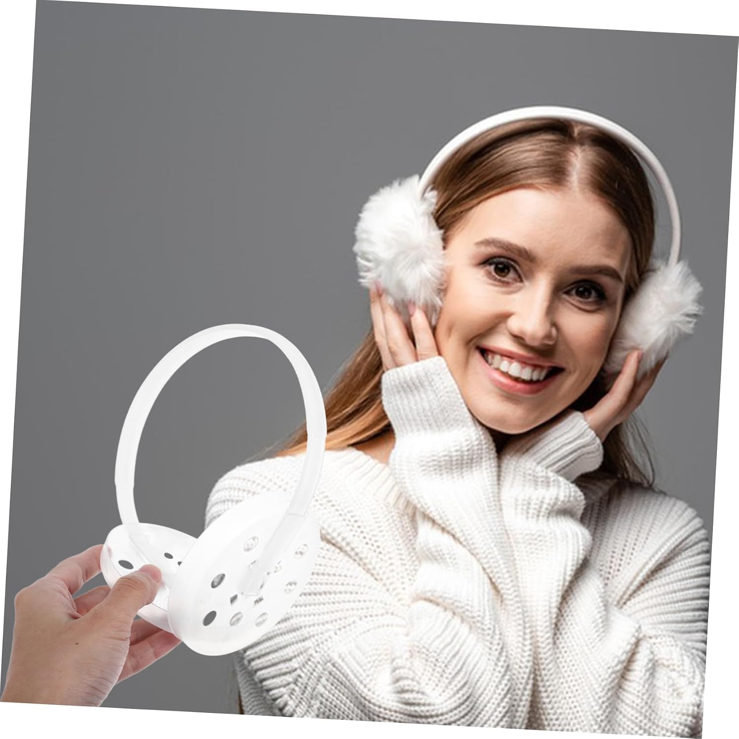 4pcs Diy Earmuff Inner Stand Frame Kit Plastic Earmuff Rack for Comfortable Ear Protection Support for Craft Projects