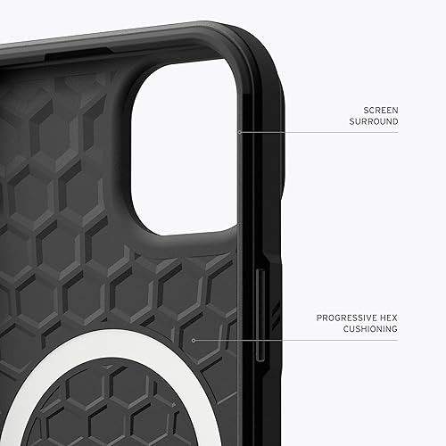 Miniatura 5 de URBAN ARMOR GEAR UAG - Funda compatible con iPhone 15 Plus de 6.7 pulgadas, color negro civil, imán integrado, compatible con carga MagSafe, funda