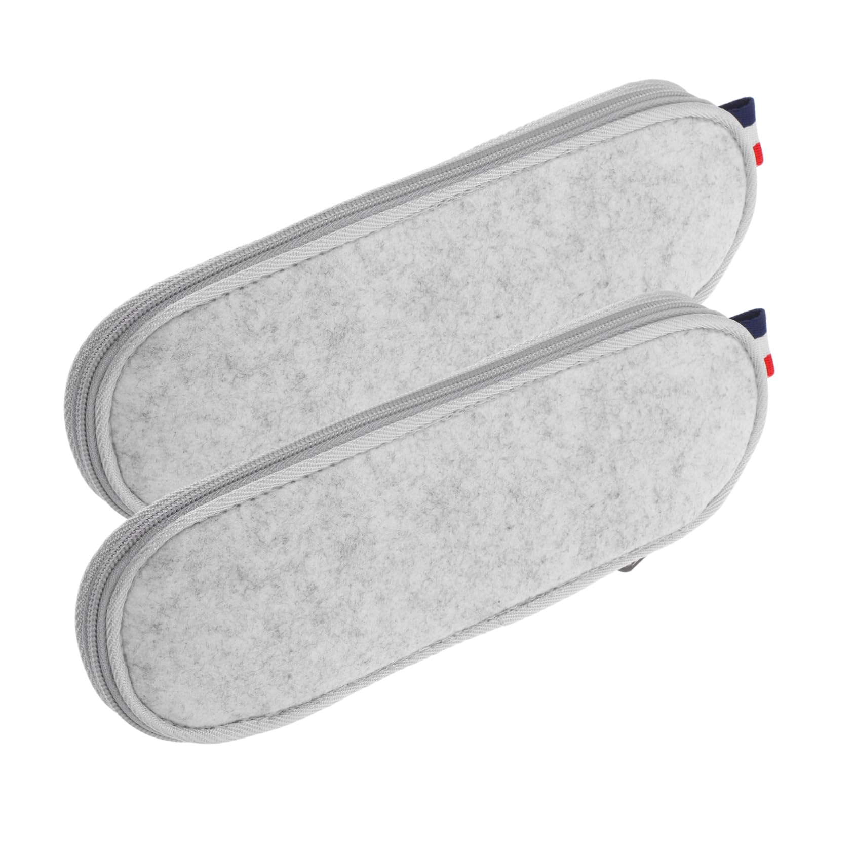 SOLUSTRE 2-piece Felt Cloth Knives Forks Straws Storage Bag Waterproof Pouch for Outdoor Picnic Lightweight Tableware Bag for Camping Practical for Friends