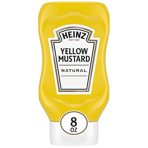 Vista 132 de Heinz Mostaza amarilla (botella de 567 g)