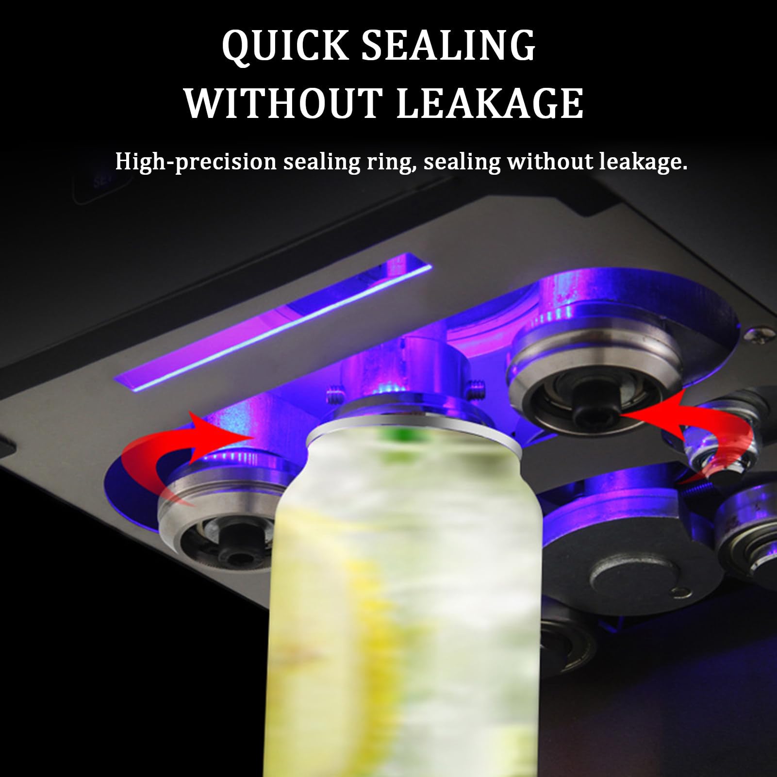 Sellador automático de vasos eléctrico con pantalla LED para botellas de bebidas en cafeterías y bares