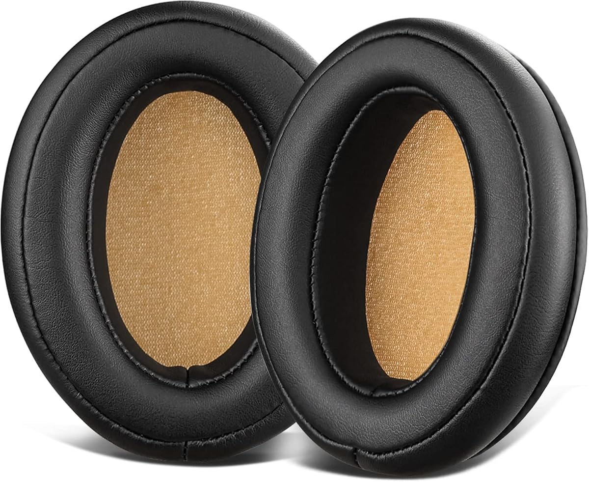 SOULWIT Almohadillas para auriculares inalámbricos Sennheiser (Momentum 2/HD1) - Negro