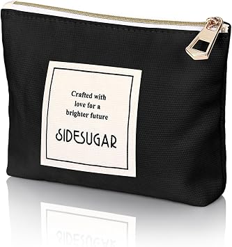 Canvas Makeup Bag Travel Cosmetic Purse Organizer Zipper Pouch