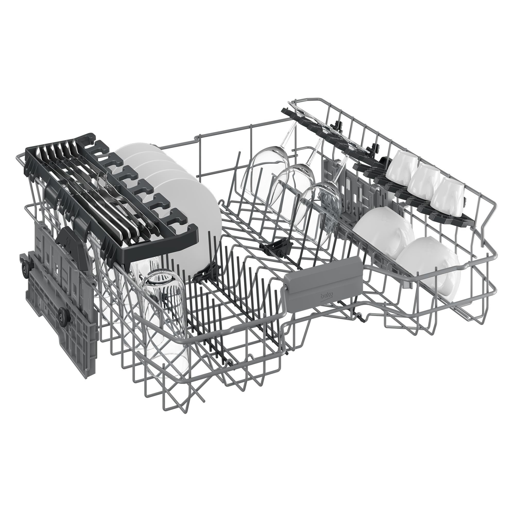 BEKO BDUN3844M0X Geschirrspüler unterbaufähig 598 mm 43 dB C
