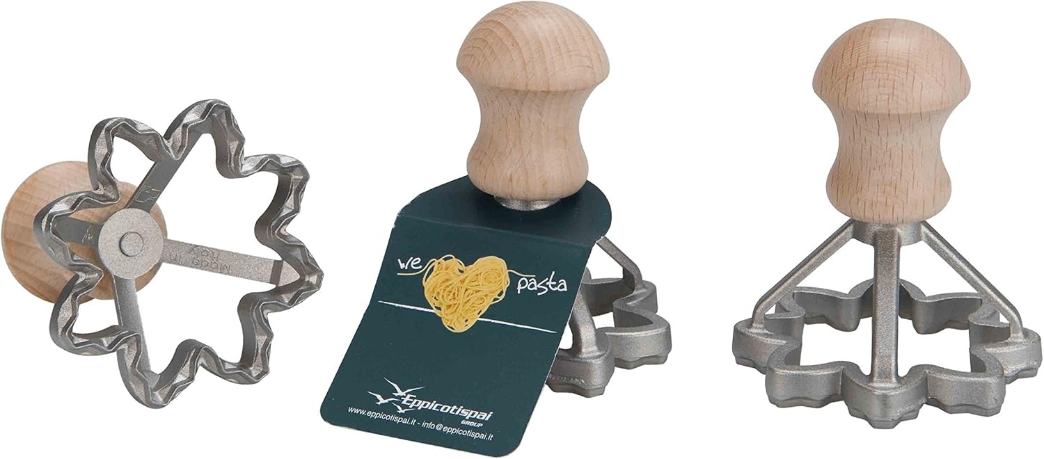 Eppicotispai Aluminum Sunflower Shape Ravioli Stamp, 72 x 72mm/2.8 x 2.8", Aluminum