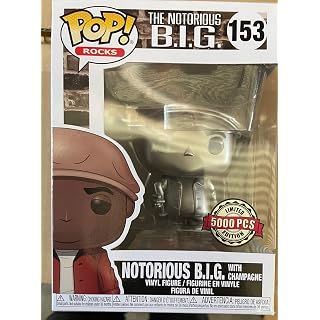 Funko Pop! Rocks: Biggie C Champagne – Biggie C Champagne – 1/6 Odds for Rare Chase Variantampagne – Metallic – Figurine en Vinyle à Collectionner – Idée de Cadeau – Produits Officiels – Music Fans - Les Beatles, Paul McCartney, John Lennon, RIngo Starr, George Harrison