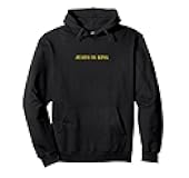 JESUS IS KING - Trendy Minimalist Christian Pullover Hoodie
