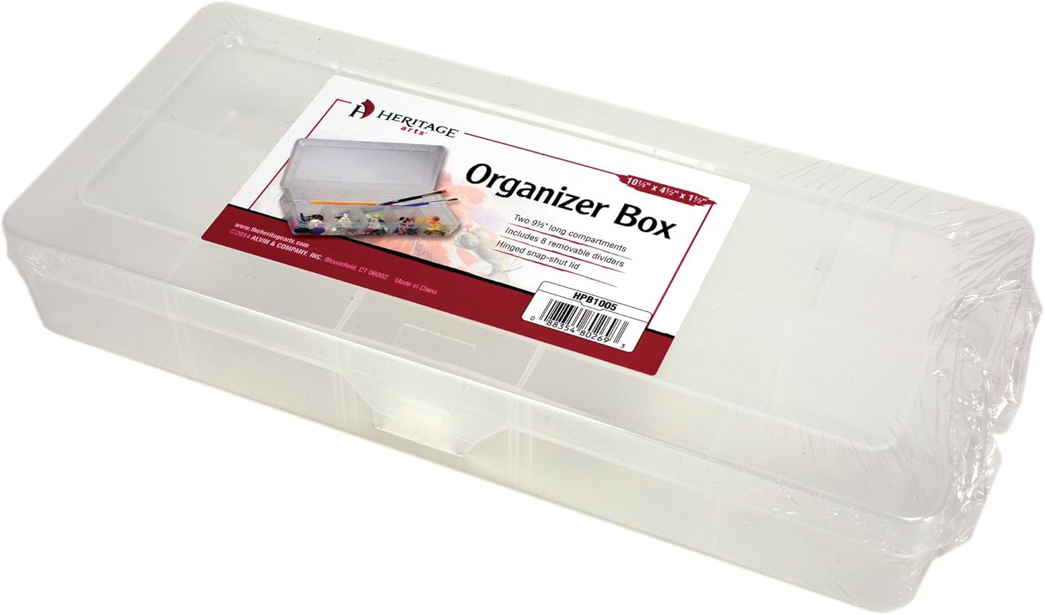 Amazon.com: Heritage Arts HPB1005 Small Organizer Box; Divided Into Two ...