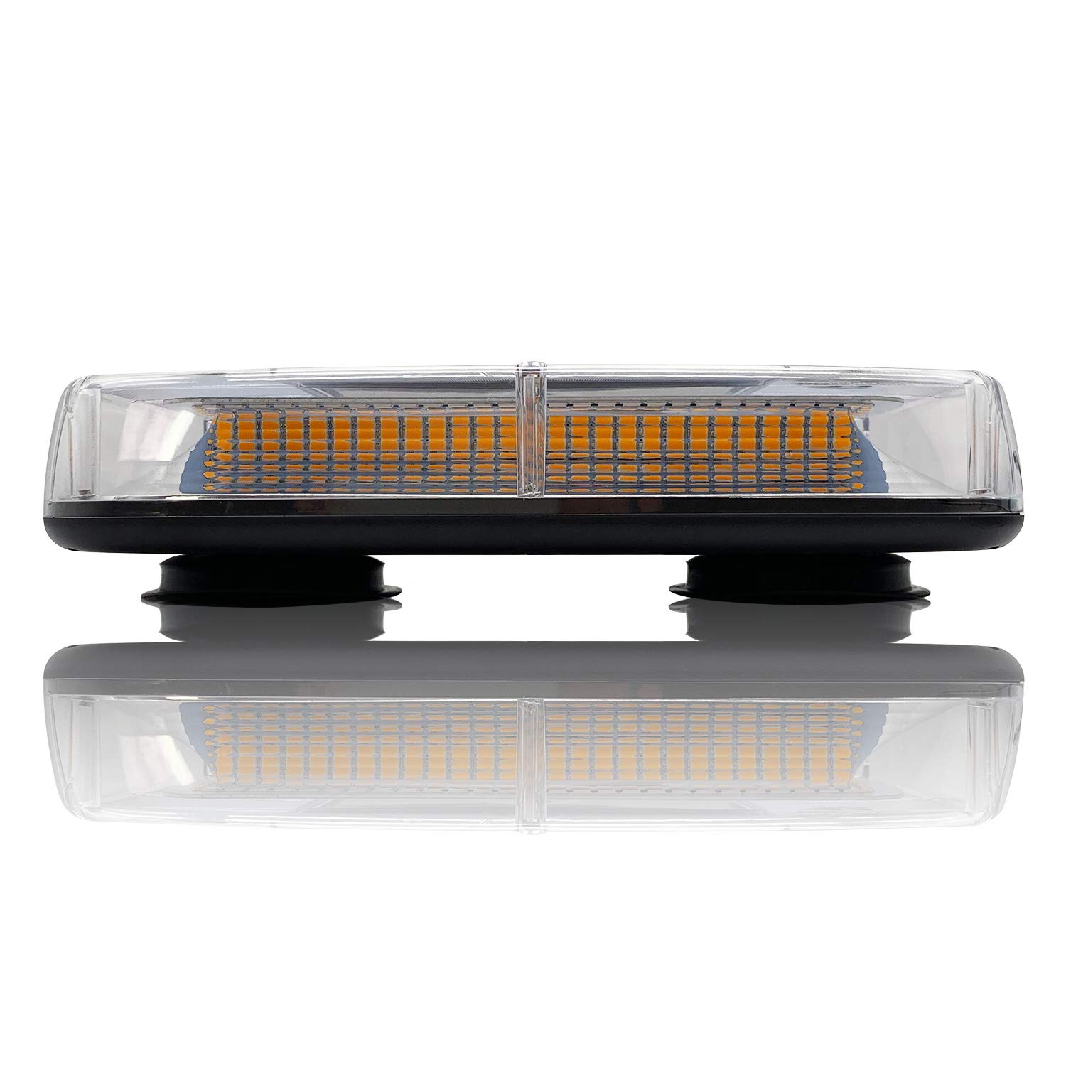 12V-24V Magnetic Car LED Spia Stroboscopica Lampada Di Emergenza Per Veicoli Arancione Blu Rosso Rotante Indicatore Di Traffico Flash - Foto 4