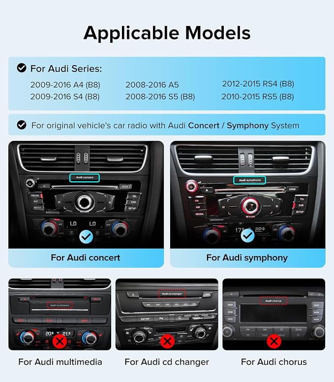Radio para Audi con pantalla táctil 10.25 pulgadas miniatura 2