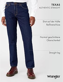 Preisvergleich für Wrangler Texas Stretch Jeans Darkstone W121 33 009
