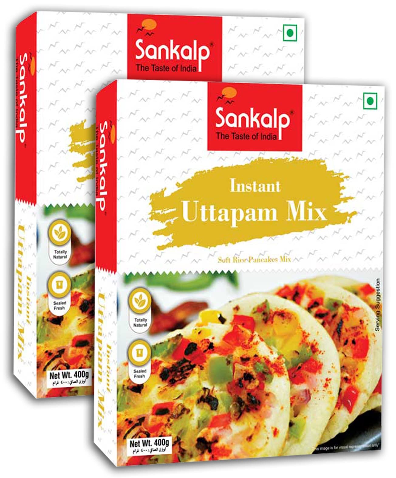 Sankalp Instant Ready Mix Uttapam Mix | | Goodness of Health | Easy & Ready to Cook | 100% Mom Approved - 400 gram*2 Pack (B0BVHW3L18) Amazon Price History, Amazon Price Tracker