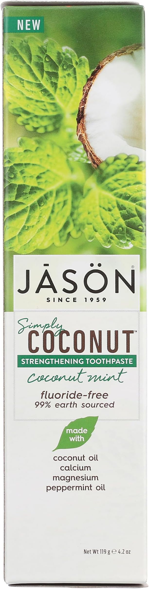 Jason Coconut Mint Strengthening Toothpaste 119g