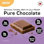 Ross Chocolates ™ Gourmet Chocolate Bars | Creamy, Melt-In-Your-Mouth | Sugar Free | No Stevia Aftertaste | Keto Friendly | Good for Diabetics | Made in Vancouver, Canada | 12x 34g Bars Dark Chocolates