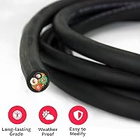 Vista 4 de DuctlessAire - Cable de control de 4 conductores de calibre 14 de 50 pies para sistemas de bomba de calor mini split sin conductos, grado