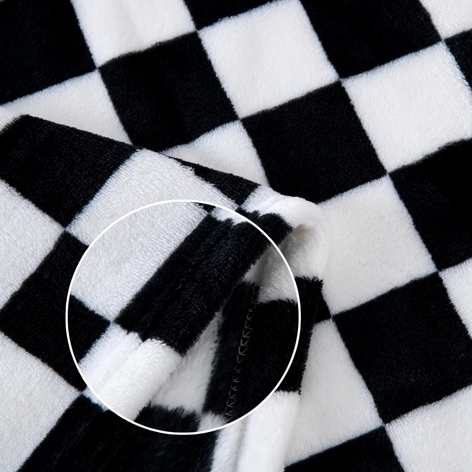 Soft Throw Blanket for Baby - Ultra Cozy Fluffy Checkered Fleece, Crib & Stroller Receiving Blanket for Newborn Infant Toddler Boys (Animals/Checkered)