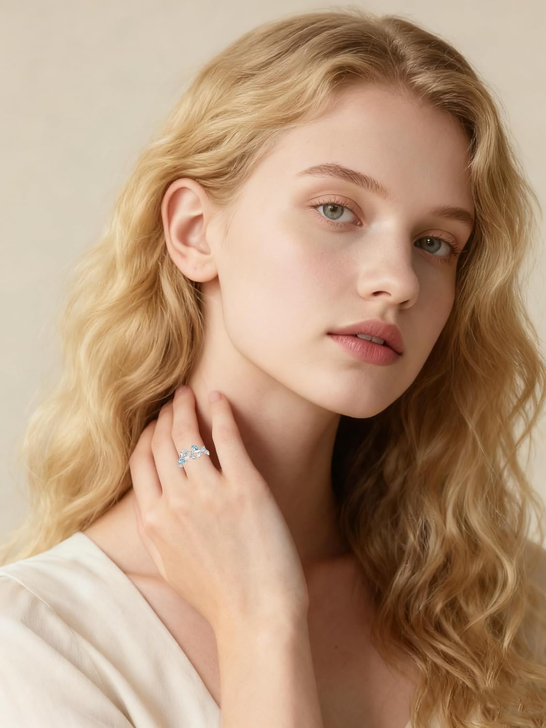 Prismata Hug Rings 925 Sterling Silver Hug Ring with 12 Months Birthstone Always with You Ring Valentine's Jewelry Gifts for Women Her Love One - Image 2