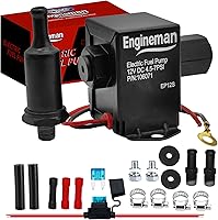 Vista 14 de Bomba de combustible eléctrica universal 12V 2.5-4.5 PSI en línea externa 5/16 pulgadas compatible con carburador marino diesel a gas marino E8016S