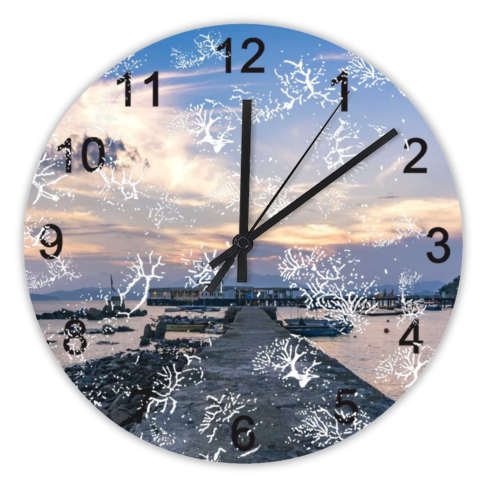 Horloge murale silencieuse pour supprimer le tic-tac stressant dans votre chambre