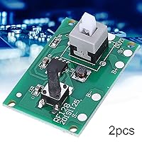 Vista 5 de Oumefar Módulo controlador de cadena de lámpara solar, placa de circuito de 1.2 V con 8 modos y accesorios de luz de interruptor, corriente máxima