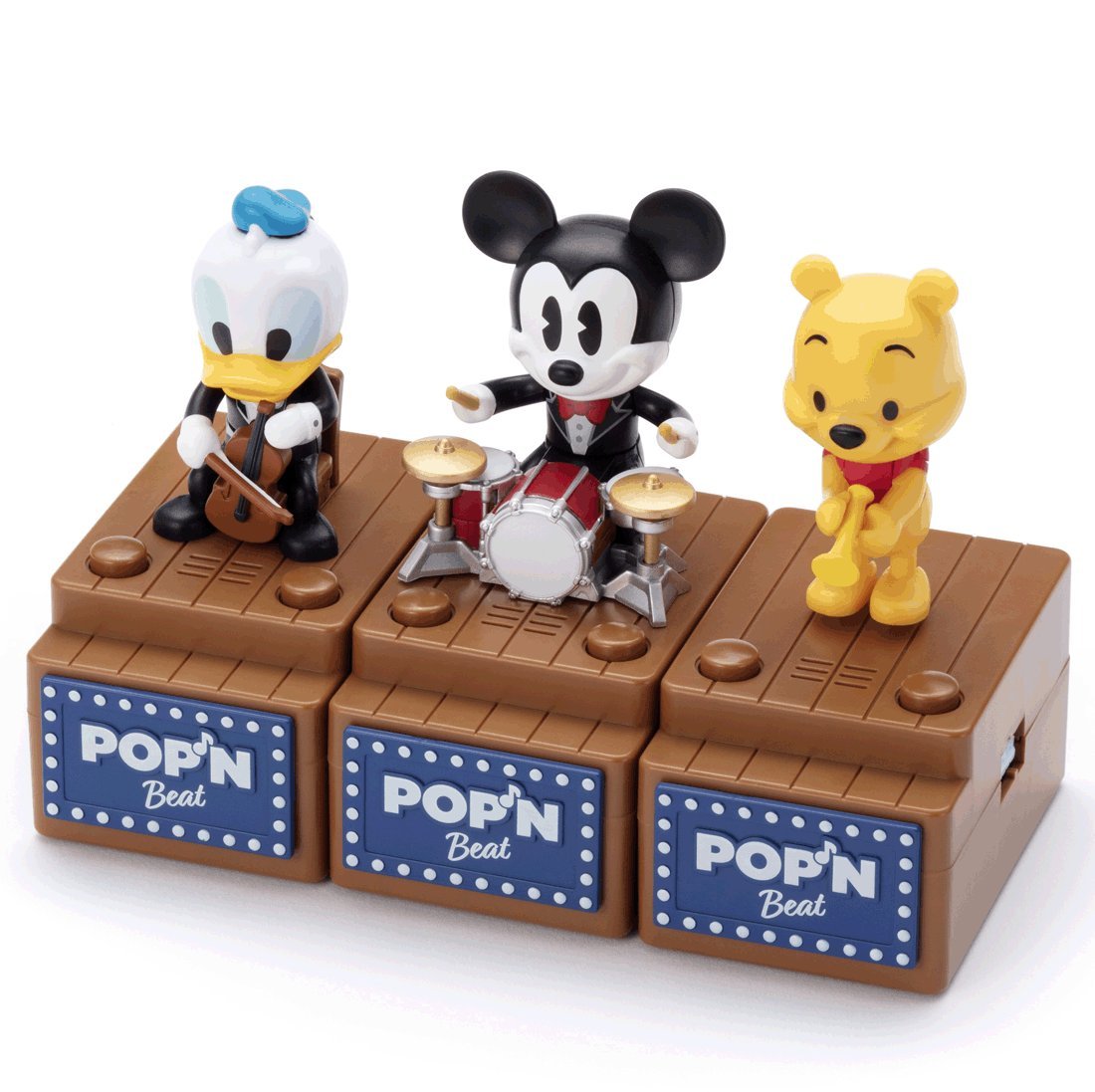 ミッキーマウス エアプレイン、マエストロ&ドナルドダックドラムビート3点セット ミッキーマウス エアプレイン、マエストロ&ドナルドダックドラム