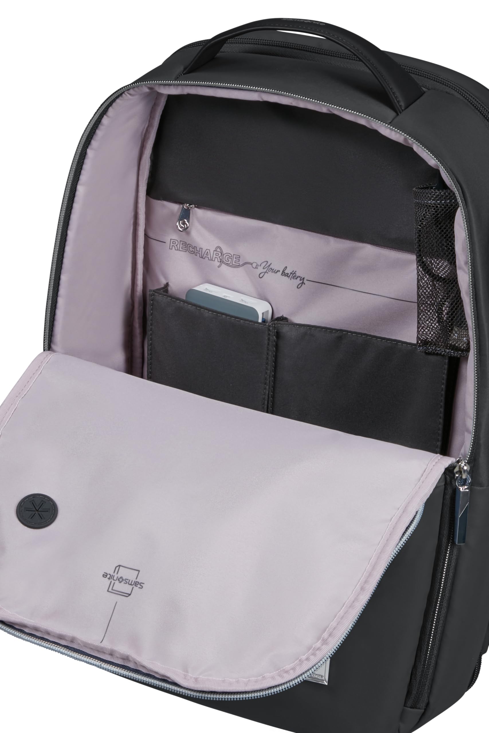 Samsonite Workationist - Sac à Dos Ordinateur Portable avec commentaires de vêtements 15,6 Pouces, 43 cm, 17,5 L, Noir (Noir)