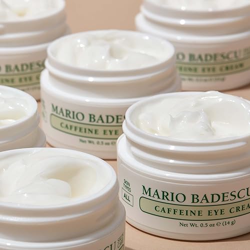 Vista 9 de Crema para ojos Mario Badescu para ojeras e hinchazón – Hialurónico, cafeína o glicólico – Tratamiento hidratante, reafirmante y antienvejecimiento