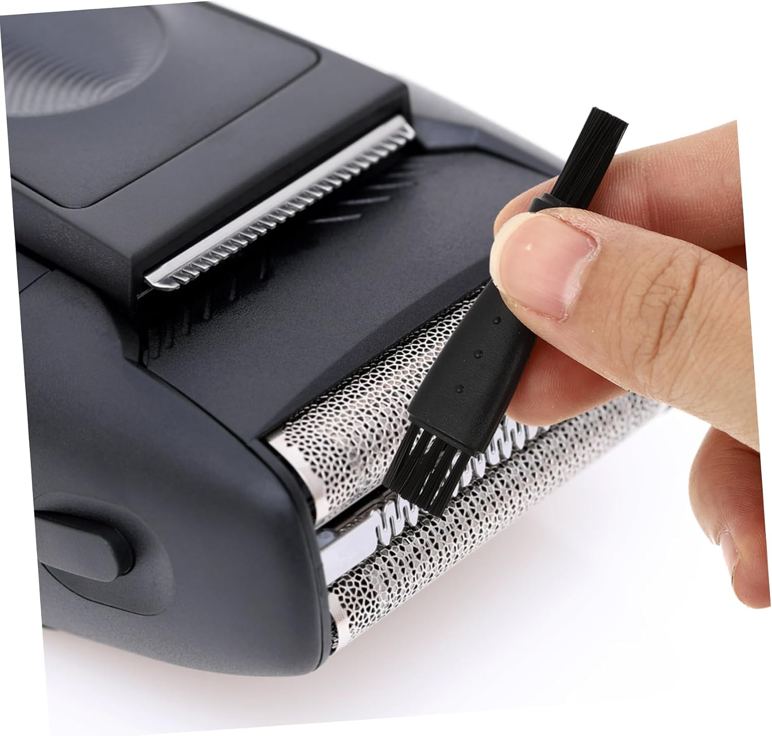 10pcs Electric Shaver Cleaning Brushes Black Replacement for Electric Razors Suitable for Men Effective Shaving Care Tools