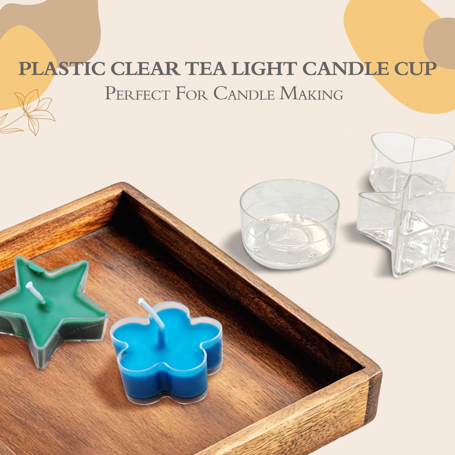 Kit per la Creazione di Candele Profumate per Adulti con Scioglitore di Cera, Cera di Soia, 12 Vasetti, 8 Portacandele, 6 Fragranze, Set Completo per Candele fai da te