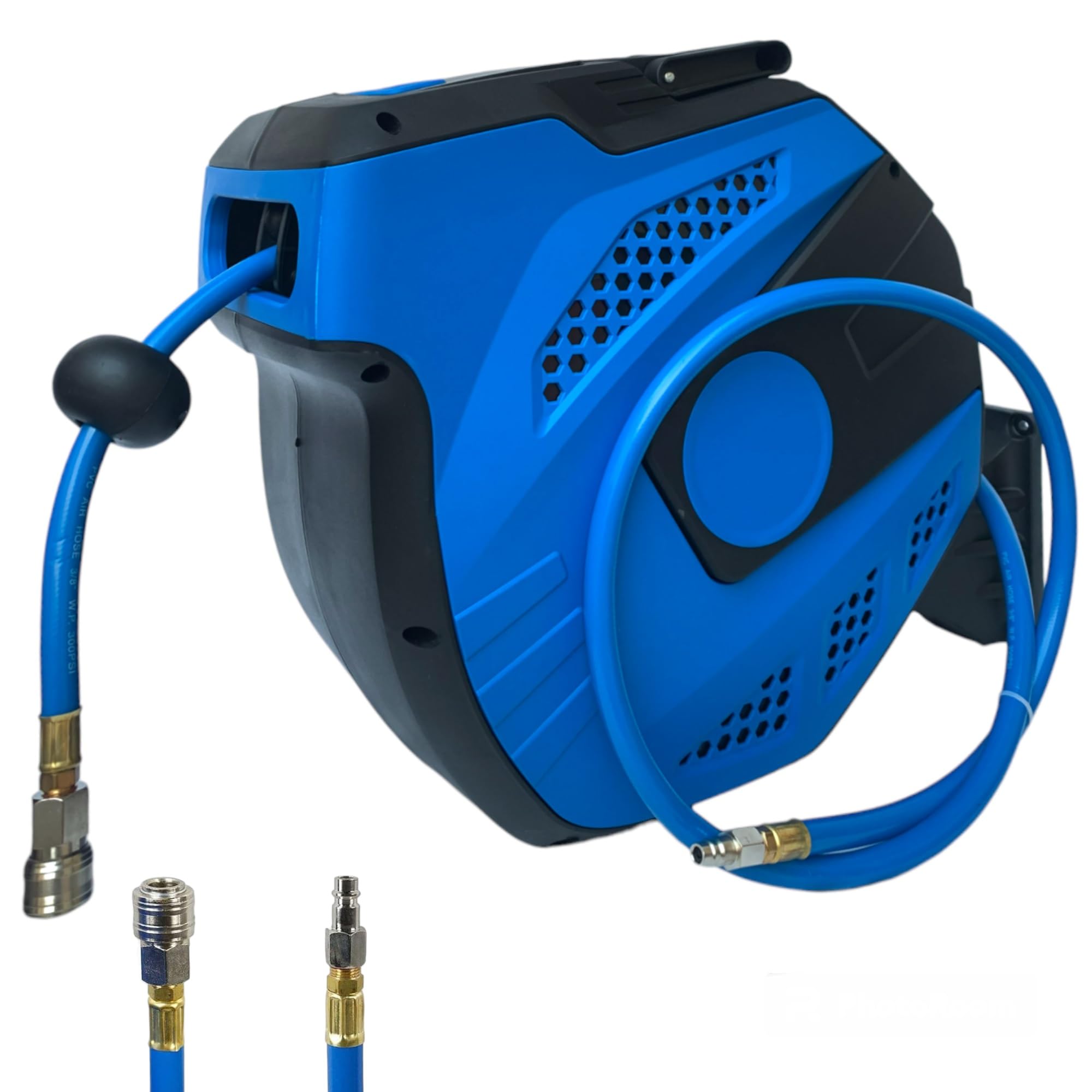 Avvolgitubo Automatico 20m DURHAND - Con Attacco 1/4'' - Montaggio A Parete O Portatile - Per Aria Compressa