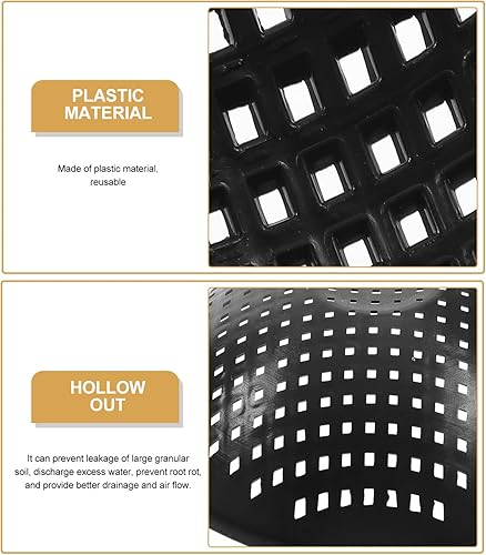 Miniatura 3 de Angoily Accesorio para maceta, 50 unidades, espaciador, malla de plástico, red inferior de maceta