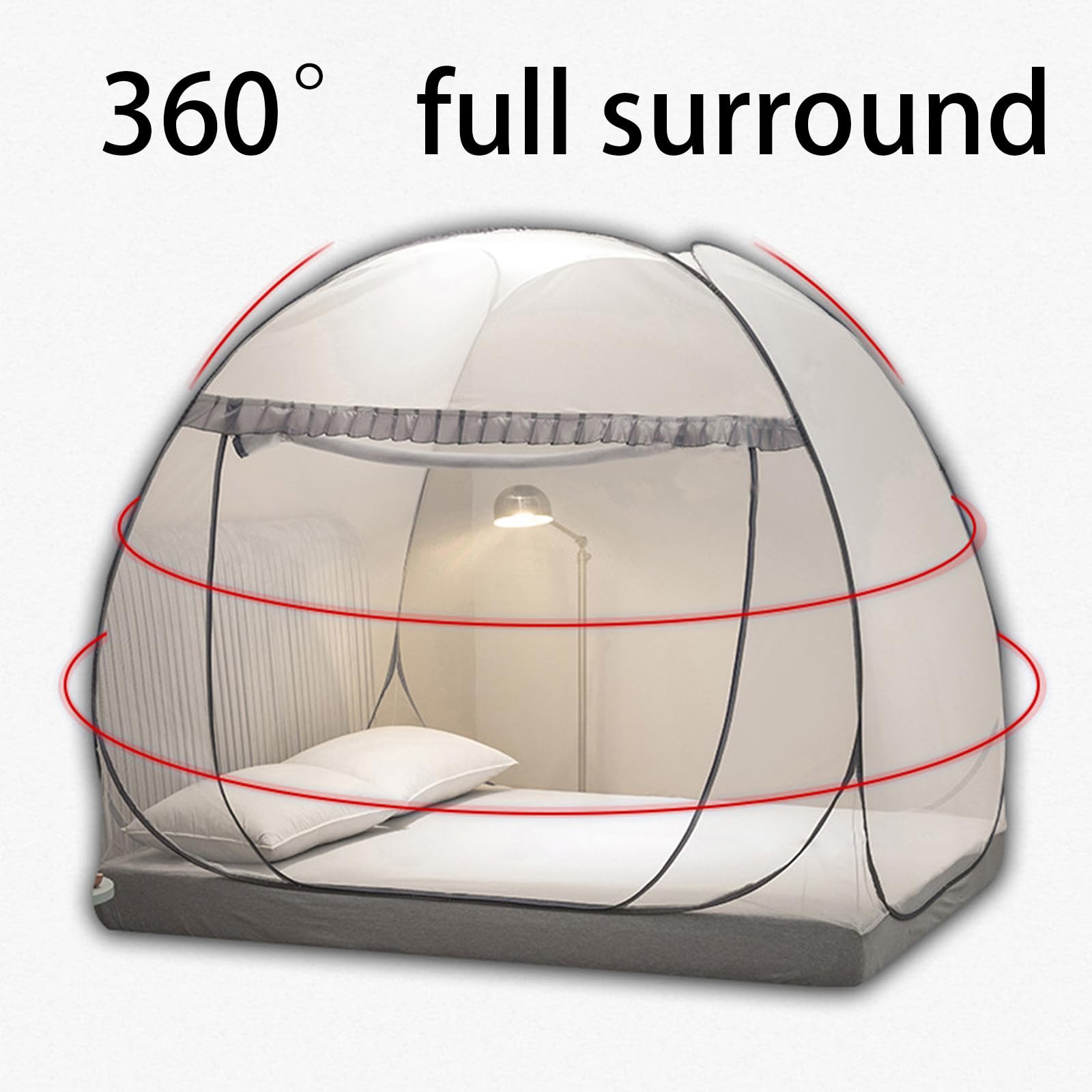 Universal Mosquitera, Mosquito Net PortáTil, Mosquitera para Cama, para El Viajes O De Camping,B,180x200cm