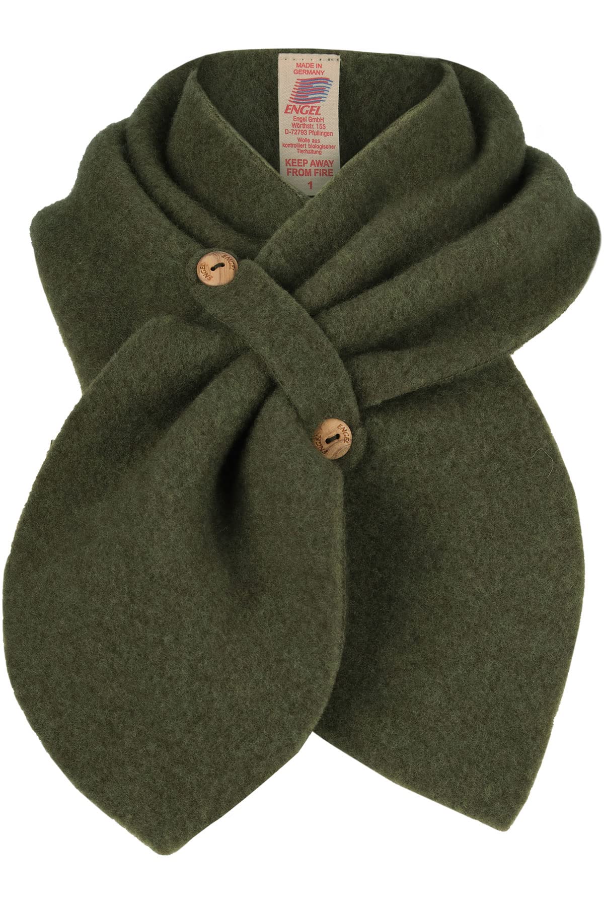 Engel Reed Melange Natur, Merino Children's Fleece Tube Scarf, 100% Wool (Kbt), 80X20 Cm