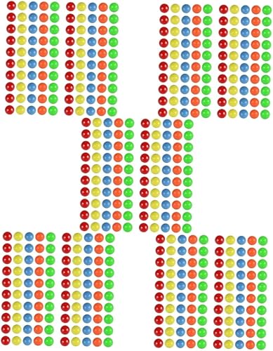 500 Pcs Counting Balls Probability Learning Balls Pelotas De Pong Balls Bulk Game Balls Replacement Balls for Toys Plastic Playes Plastic Balls