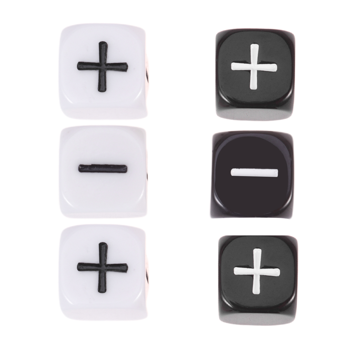Classroom Games BESTonZON 20pcs Math Teaching Dice - Acrylic Dice With ...