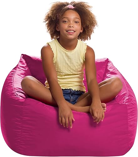 Miniatura 150 de Posh Creations Puf estructurado cómodo para jugar, leer y ver la televisión, Malibu Lounge, tela de lona para colorear, criaturas Criaturas de tela