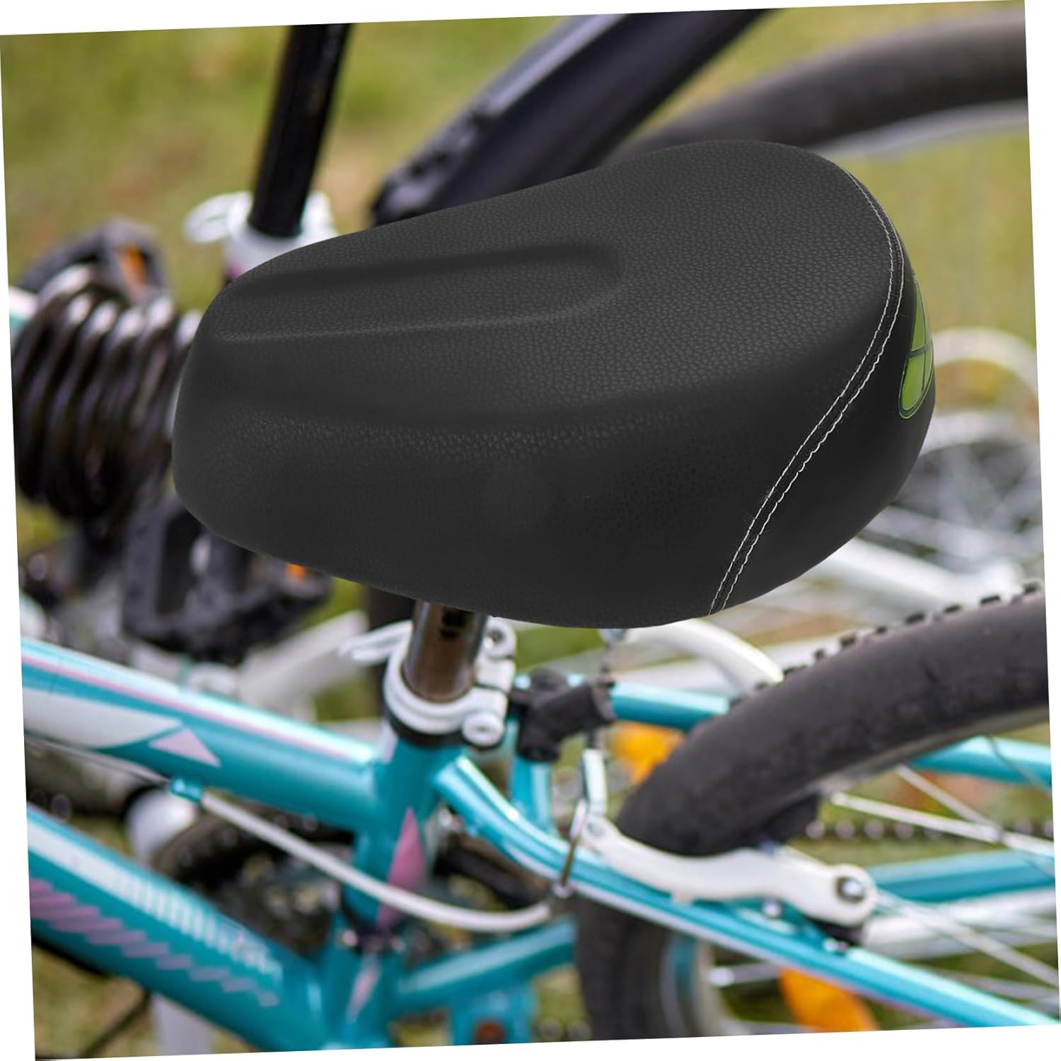 Comfortable Electric Bike Saddle Seat Cushion Replacement for Outdoor Cycling Lightweight Design Fits Electric Bicycles Includes Springs and Night Reflective