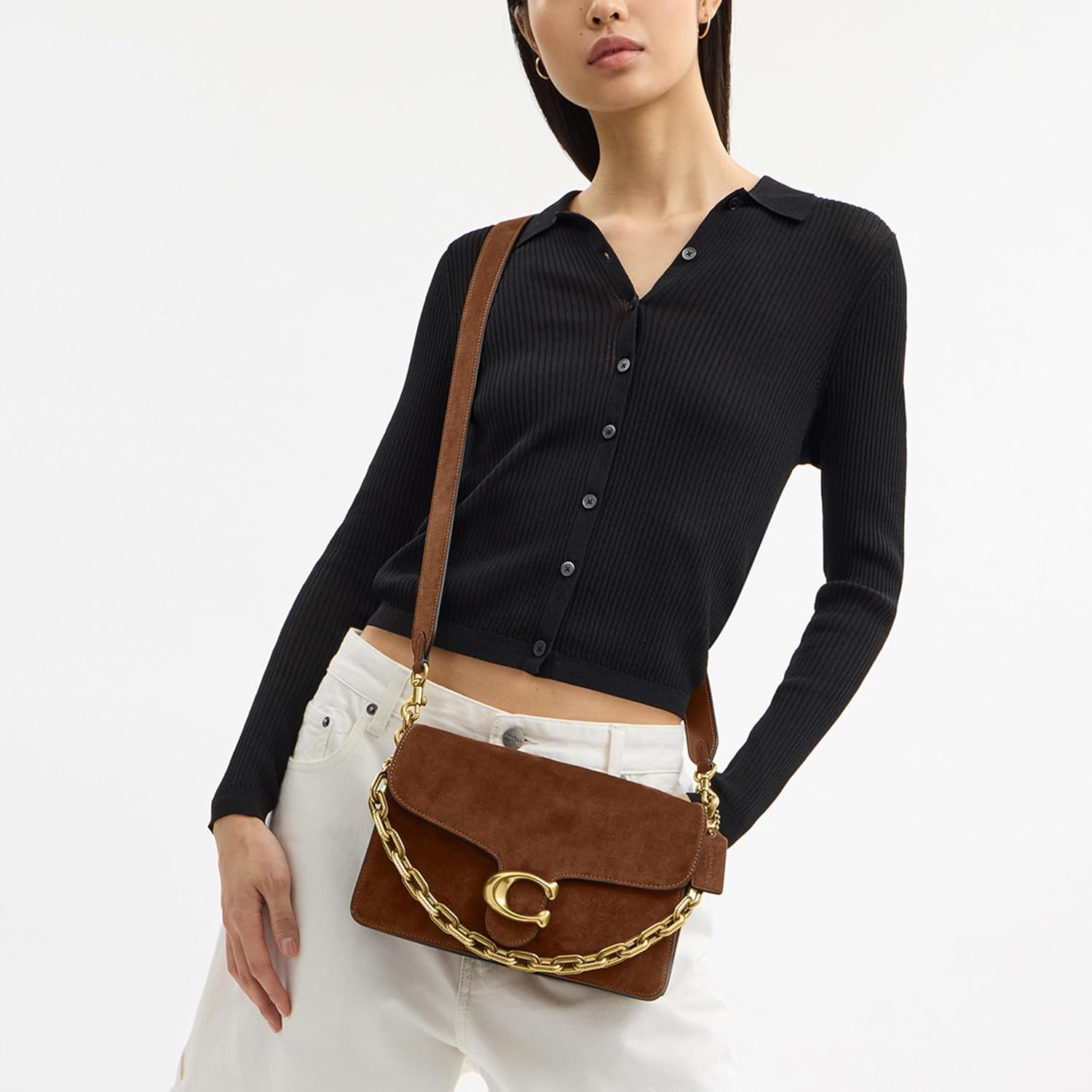 COACH Chain Tabby Shoulder Bag