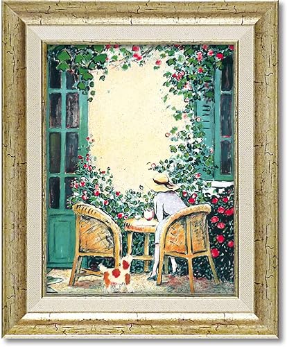 Marco de arte procesado en gel Casignol Pompón rosa